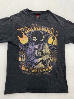 Jimi Hendrix Experience Tee Fillmore East 1968 T-Shirt Zion Rootswear Men’s M